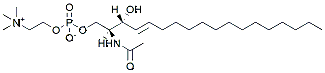 Molecular structure of the compound: 02:0 SM (d18:1/2:0)