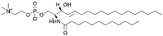 Molecular structure of the compound: 12:0 SM (d18:1/12:0)