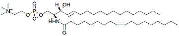 Molecular structure of the compound: 18:1 SM (d18:1/18:1(9Z))