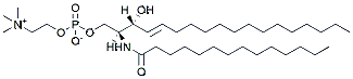 Molecular structure of the compound: 14:0 SM (d18:1/14:0)