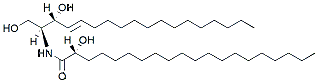 Molecular structure of the compound: 20:0(2R-OH) Ceramide