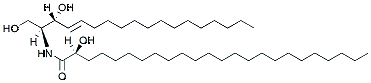 Molecular structure of the compound: 24:0(2S-OH) Ceramide