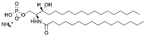 Molecular structure of the compound: C16 Dihydroceramide-1-Phosphate (d18:0/16:0)