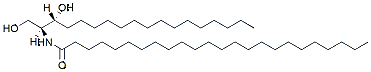 Molecular structure of the compound: C24 Dihydroceramide (d18:0/24:0)