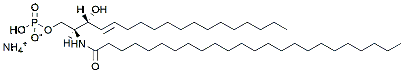 Molecular structure of the compound: C24 Ceramide-1-Phosphate (d18:1/24:0)