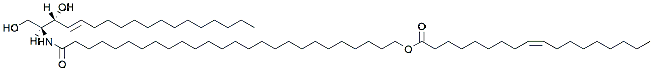 Molecular structure of the compound: CER1 (d18:1/26:0/18:1)