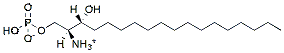 Molecular structure of the compound: Sphinganine-1-Phosphate (d18:0)