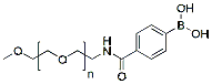 Molecular structure of the compound: m-PEG-PBA, MW 2,000