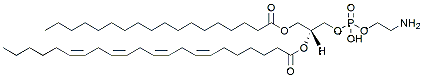 Molecular structure of the compound: 1-Stearoyl-2-Adrenoyl-sn-glycero-3-PE