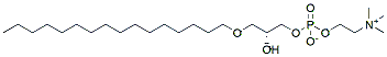 Molecular structure of the compound: Lyso-PAF C-16