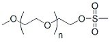 Molecular structure of the compound: m-PEG-Mes, MW 550