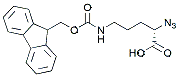 Molecular structure of the compound: N3-L-Orn(Fmoc)-OH