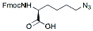 Molecular structure of the compound: Fmoc-Lys(N3)-OH