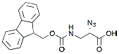 Molecular structure of the compound: Azide-D-Dap(Fmoc)-OH