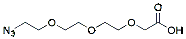 Molecular structure of the compound: Azido-PEG3-CH2CO2H