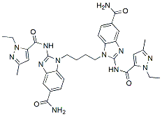 Molecular structure of the compound BP-42854