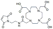 Molecular structure of the compound: Maleimide-DOTA