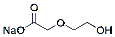 Molecular structure of the compound: Hydroxy-PEG1-CH2CO2H, sodium salt