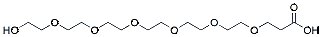 Molecular structure of the compound: Hydroxy-PEG6-acid