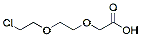 Molecular structure of the compound: Chloro-PEG2-CH2O2H