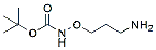 Molecular structure of the compound: tert-Butyl 3-aminopropoxycarbamate