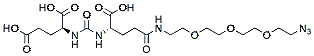 Molecular structure of the compound: DUPA-PEG3-azide