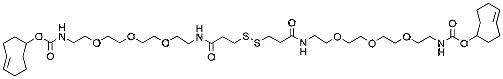 Molecular structure of the compound: TCO-PEG3-SS-PEG3-TCO