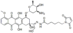 Molecular structure of the compound: Aldoxorubicine