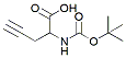 Molecular structure of the compound: Boc-L-propargylglycine