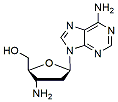 Molecular structure of the compound: 3-Amino-2,3-dideoxyadenosine