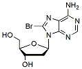 Molecular structure of the compound: 8-Bromo-2-deoxyadenosine
