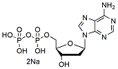 Molecular structure of the compound: dADP disodium