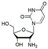 Molecular structure of the compound: 2-Amino-2-deoxyuridine