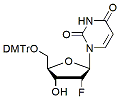 Molecular structure of the compound: 2-Deoxy-5-O-DMT-2-fluorouridine