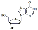 Molecular structure of the compound: 2-Deoxyinosine