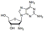 Molecular structure of the compound: 2,2-Diamino-2-deoxyadenosine