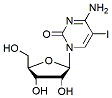 Molecular structure of the compound: 5-Iodo-cytidine