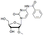 Molecular structure of the compound: N4-Benzoyl-2-O-methylcytidine