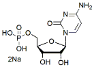 Molecular structure of the compound: Cytidine-5-monophosphate disodium