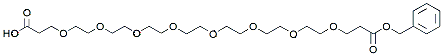 Molecular structure of the compound: Benzyloxy carbonyl-PEG8-acid