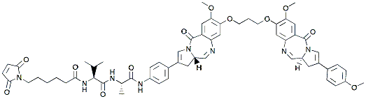 Molecular structure of the compound BP-43613