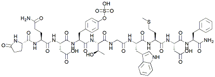 Molecular structure of the compound: Caerulein