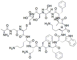 Molecular structure of the compound: Somatostatin 14