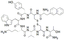 Molecular structure of the compound: Lanreotide