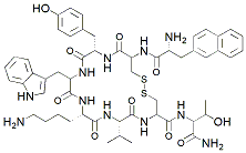 Molecular structure of the compound: Lanreotide acetate
