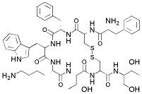 Molecular structure of the compound: Octreotide