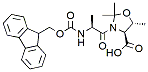 Molecular structure of the compound: Fmoc-Ala-Thr[PSI(Me,Me)Pro]-OH