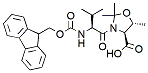 Molecular structure of the compound: Fmoc-Val-Thr[PSI(Me,Me)Pro]-OH