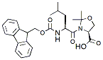 Molecular structure of the compound: Fmoc-Leu-Ser[PSI(Me,Me)Pro]-OH