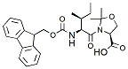 Molecular structure of the compound: Fmoc-Ile-Ser[PSI(Me,Me)Pro]-OH